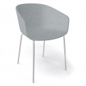 Кресло с обивкой Gaber Basket NA металл, pu-flex, ткань Фото 4
