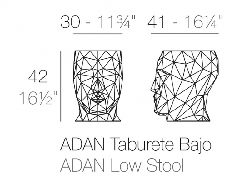 Табурет пластиковый Adan Basic