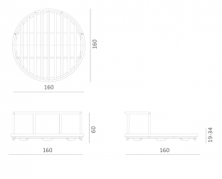 Лаунж-диван деревянный с подушкой-thumbs-Фото3