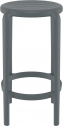 Табурет пластиковый полубарный Siesta Contract Tom Bar 65 стеклопластик темно-серый Фото 7
