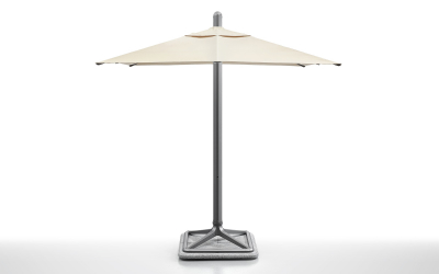 Зонт профессиональный 3х3 м Higold Levia алюминий, акрил тик, тортора Фото 17