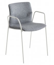 Кресло металлическое с обивкой-thumbs-Фото1