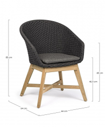 Кресло плетеное с подушкой-thumbs-Фото3