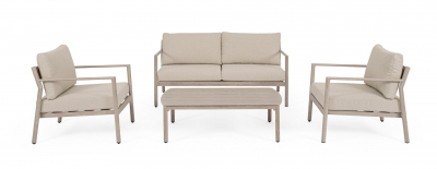 Комплект лаунж мебели Garden Relax Sirius алюминий, полиэстер древесный Фото 3