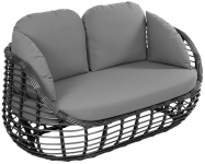 Диван двухместный плетеный с подушками Lotus