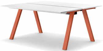 Стол ламинированный с каналом для протяжки проводов-thumbs-Фото1