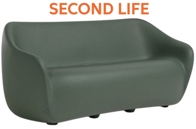 Reborn Second Life Диван пластиковый двухместный