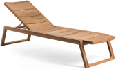 Шезлонг-лежак деревянный OASIQ Diuna тик Фото 1