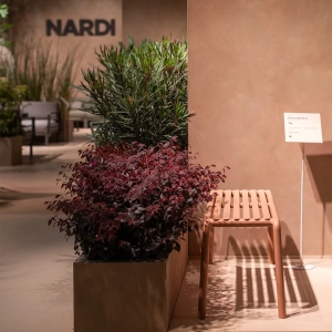 Скамья пластиковая Nardi Doga Bench стеклопластик капучино Фото 6