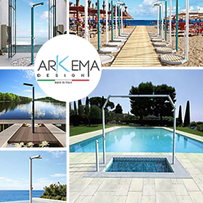 Новинки уличных душей от Arkema