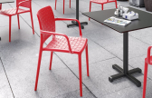 Столешница квадратная PAPATYA Solid Compact 890x890 компакт-ламинат HPL черный Фото 6