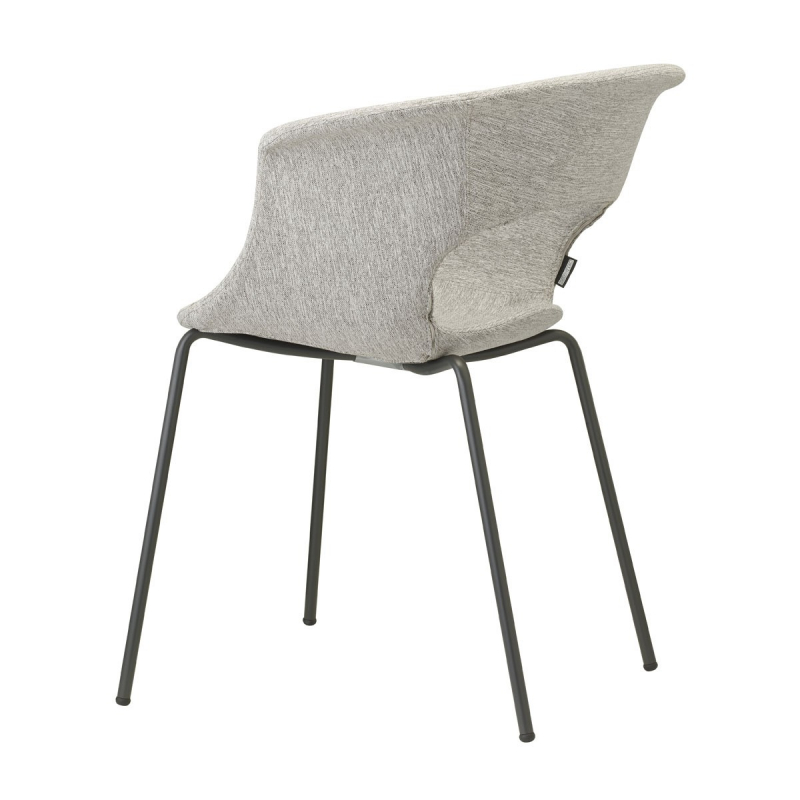 Кресло с обивкой Miss B Pop coated steel frame