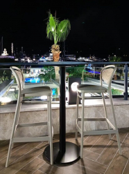 Стул пластиковый барный Marcel Bar 75
