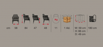 Кресло деревянное с обивкой-thumbs-Фото3