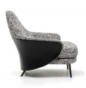 Кресло мягкое Minotti Angie алюминий, ткань Фото 3