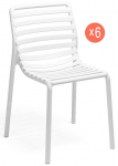 Комплект пластиковых стульев Doga Bistrot Set 6