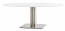 Стол ламинированный PEDRALI Inox Table нержавеющая сталь, компакт-ламинат HPL матовый стальной, белый Фото 2