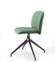 Стул офисный с обивкой Scab Design Mentha Pop алюминий, технополимер, ткань черный, зеленый Фото 3