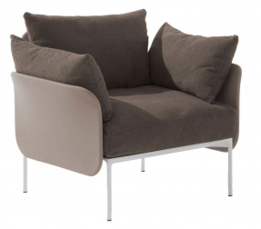 Кресло металлическое с обивкой-thumbs-Фото1