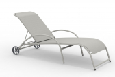 Лежак металлический Vermobil Park нержавеющая сталь, текстилен Фото 5
