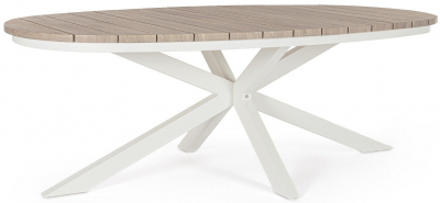 Стол металлический обеденный Garden Relax Zelmar алюминий пар Фото 1