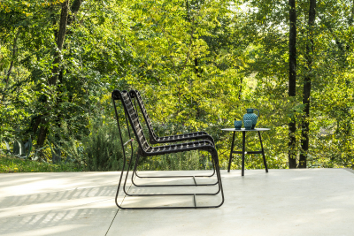 Стул плетеный лаунж Arrmet In Out сталь, полиэстер Фото 6