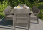Комплект пластиковой мебели Keter Delano set with Lima table 160 полипропилен капучино, песочный Фото 3