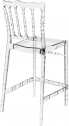 Стул прозрачный полубарный Siesta Contract Opera Bar 65 поликарбонат прозрачный Фото 8