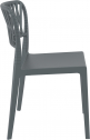 Стул пластиковый Siesta Contract Portofino стеклопластик, полипропилен темно-серый Фото 6