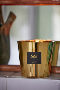 Аромасвеча зеркальная Шампанское EDG Candle воск золотой Фото 4