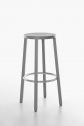 Табурет барный деревянный Plank Blocco ясень, алюминий натуральный Фото 8