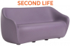 Диван пластиковый двухместный Reborn Second Life