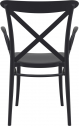 Кресло пластиковое Siesta Contract Cross XL стеклопластик черный Фото 9