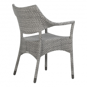 Кресло плетеное JANUS et Cie Amari алюминий, искусственный ротанг дымчатый Фото 3