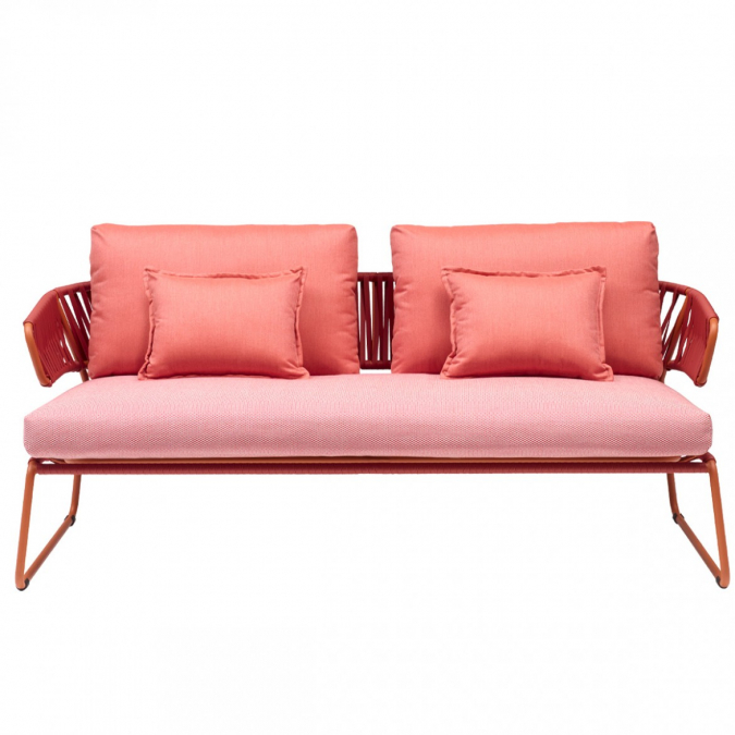 Диван плетеный с подушками Lisa Sofa Club