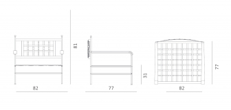 Кресло металлическое с подушками-thumbs-Фото3