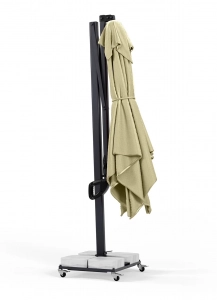 Зонт садовый 3х3 м THEUMBRELA SEMSIYE EVI Kiwi Plus алюминий, полиэстер бежевый Фото 4