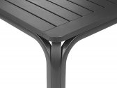 Стол пластиковый раздвижной Nardi Alloro 210 Extensible  алюминий, пластик антрацит Фото 5