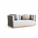 Диван двухместный с подушками Atmosphera Switch алюминий, тик, ткань Фото 8