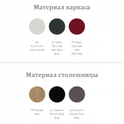 Столик кофейный керамический Esedra