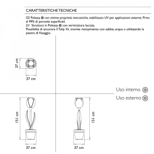 Цветок пластиковый Myyour Tulip XL полиэтилен Фото 8