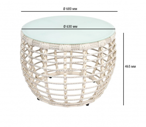Столик плетеный кофейный-thumbs-Фото3
