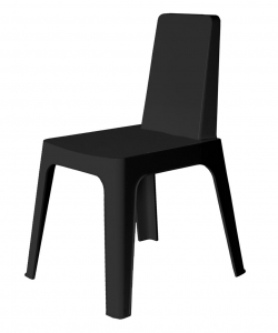 Стул пластиковый Resol Julia chair полипропилен черный Фото 1