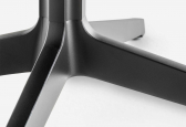 Подстолье металлическое PEDRALI Ypsilon 4 алюминий черный Фото 5