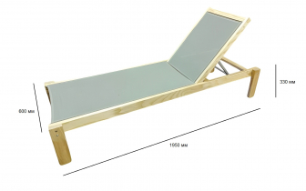 Шезлонг-лежак текстиленовый-thumbs-Фото3