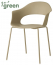 Кресло пластиковое Scab Design Lady B Go Green сталь, технополимер тортора Фото 2