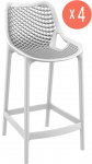 Комплект пластиковых полубарных стульев Air Bar 65 Set 4