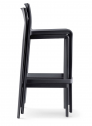 Стул пластиковый барный PEDRALI Volt стеклопластик черный Фото 5