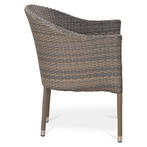 Кресло плетеное Afina Y350G-W1289 Pale искусственный ротанг, сталь палевый Фото 3