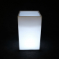 Кашпо пластиковое светящееся LED Vertical полиэтилен белый Фото 1